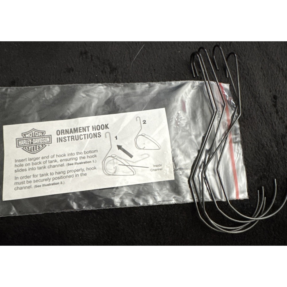 Harley Davidson Ornament Hooks‎